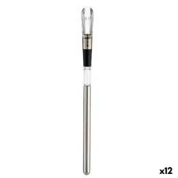 Carafe à Décanter Kinvara Blanc Noir Transparent Acier Acier inoxydable TPE Plastique 3-en-1 (12 Unités)