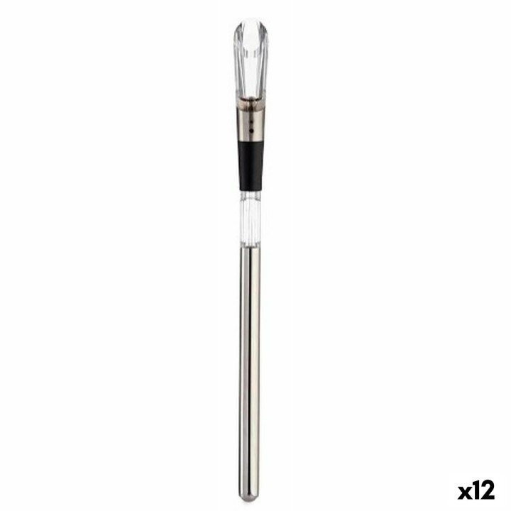 Carafe à Décanter Kinvara Blanc Noir Transparent Acier Acier inoxydable TPE Plastique 3-en-1 (12 Unités)