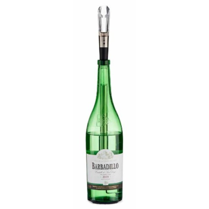 Carafe à Décanter Kinvara Blanc Noir Transparent Acier Acier inoxydable TPE Plastique 3-en-1 (12 Unités)