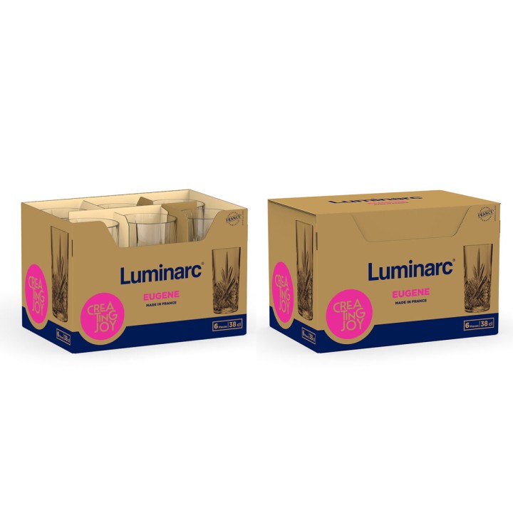 Verre Luminarc Eugene Transparent verre 380 ml (6 Unités)