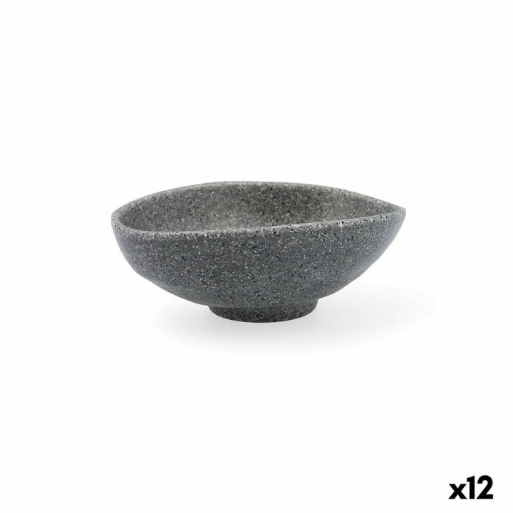 Bol pour Apéritifs Quid Lonja Gris Plastique (12 Unités)
