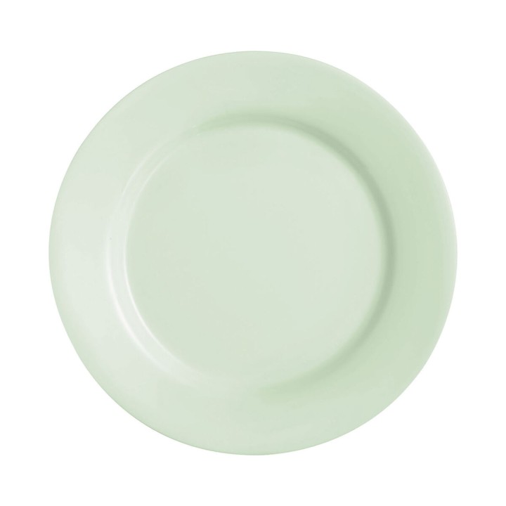 Assiette plate Luminarc Plumi Paradise Ver Vert verre Ø 2,24 cm (24 Unités)