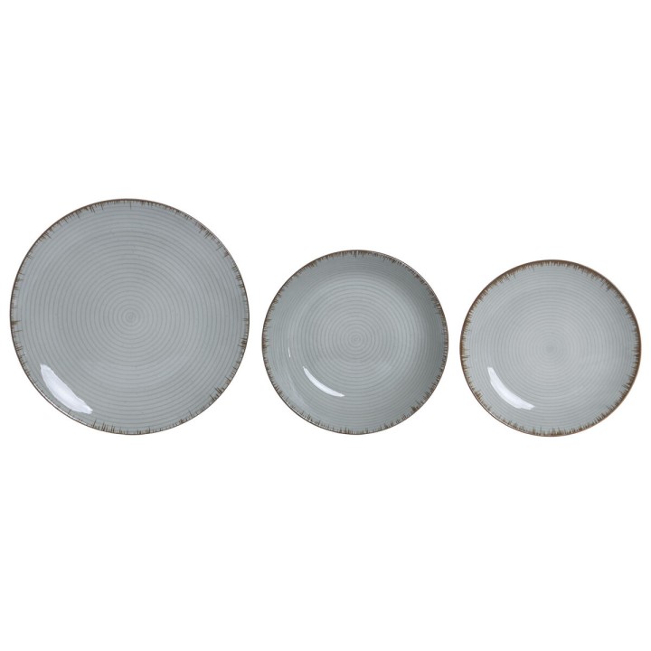 Service de Vaisselle Home ESPRIT Vert clair Porcelaine 18 Pièces