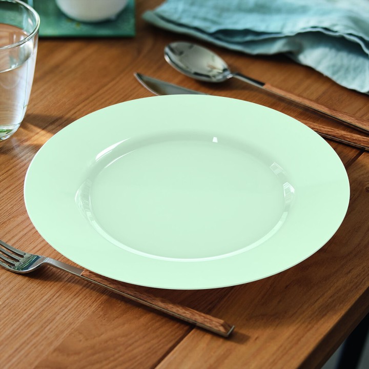 Assiette plate Luminarc Plumi Paradise Ver Vert verre Ø 2,24 cm (24 Unités)