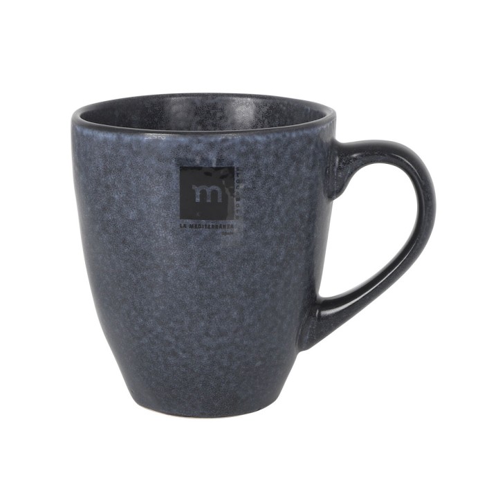 Tasse mug La Mediterránea Nebula Gris 410 ml Céramique (18 Unités)