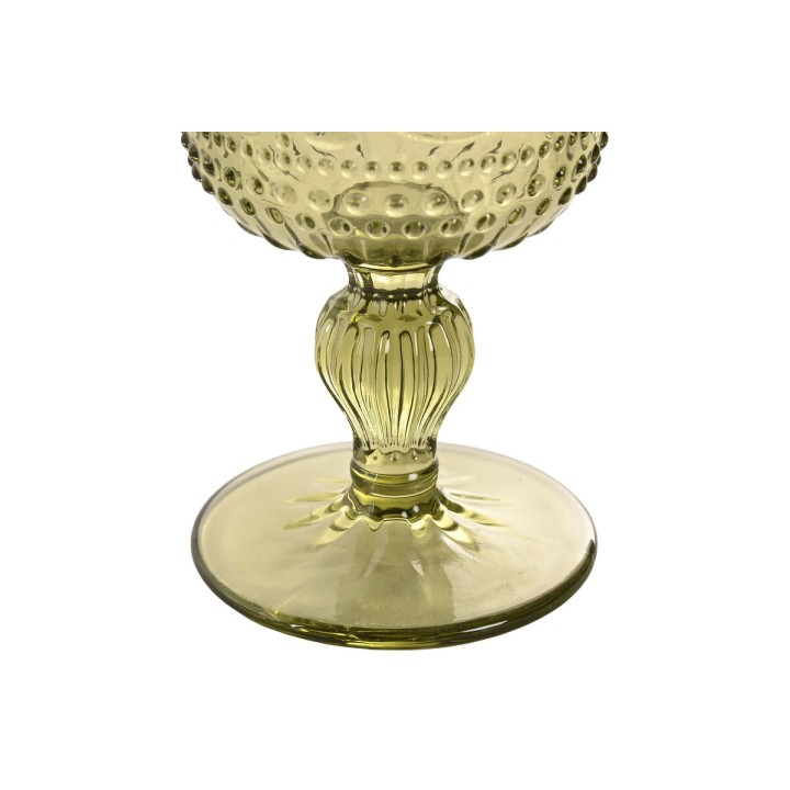 Set de Verres Home ESPRIT Vert Verre 135 ml (6 Unités)