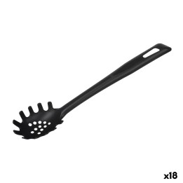 Cuillère de service pour les pâtes Quttin PRO Noir Nylon 33 x 6,5 x 4,5 cm (18 Unités)
