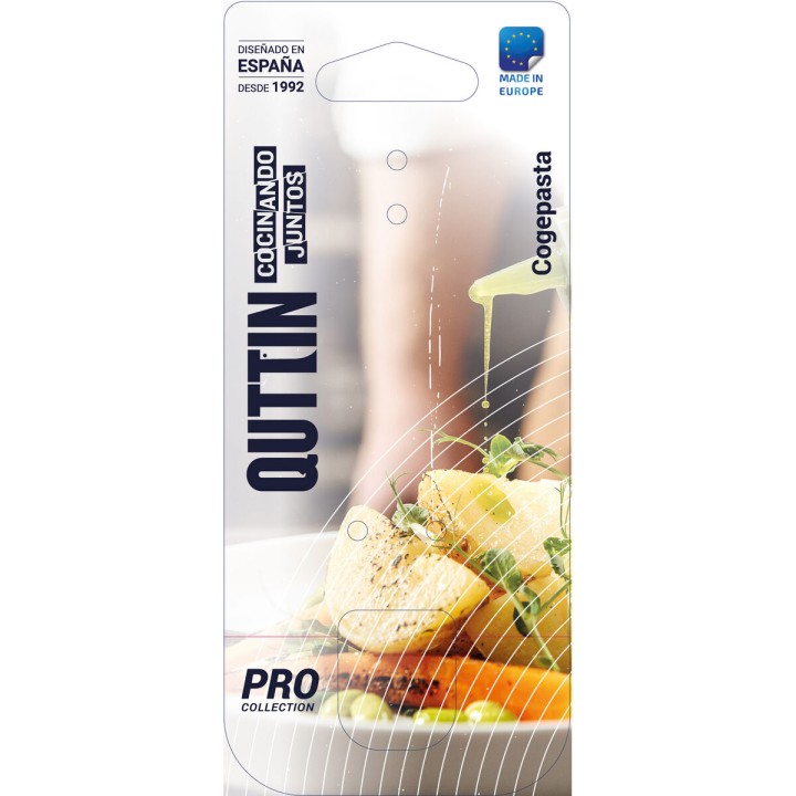 Cuillère de service pour les pâtes Quttin PRO Noir Nylon 33 x 6,5 x 4,5 cm (18 Unités)