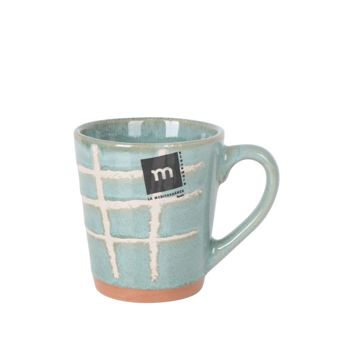 Tasse La Mediterránea Cuadric 220 ml Céramique (24 Unités)