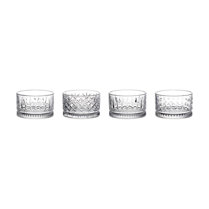 Set de Bols La Mediterránea Amir Transparent verre 240 ml 4 Pièces (12 Unités)