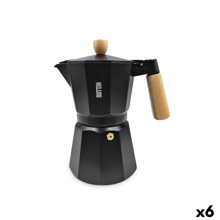 Cafetière Italienne Quttin Aluminium 0,3 L (6 Unités)