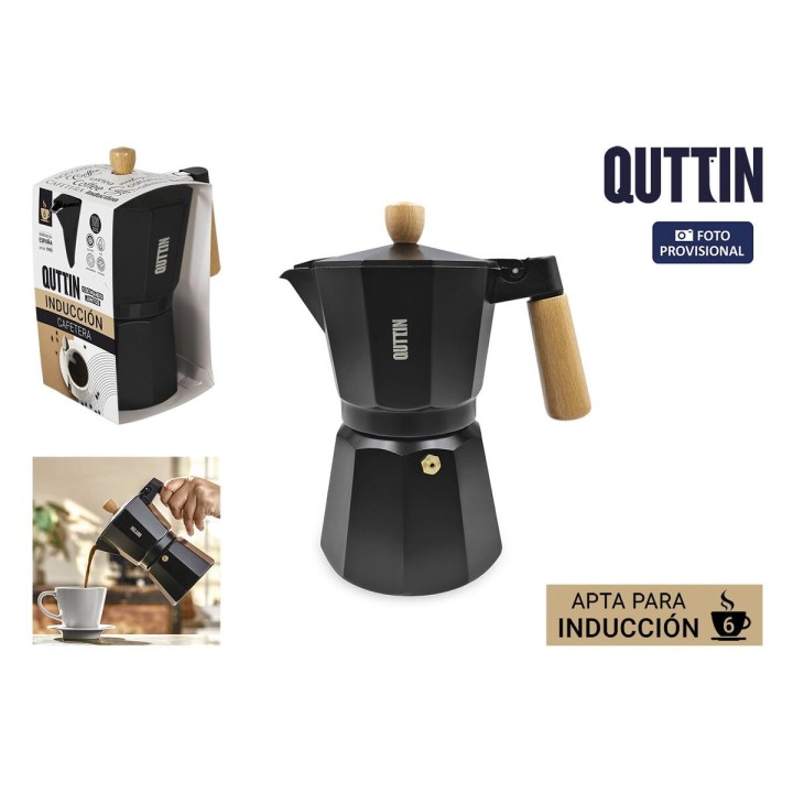 Cafetière Italienne Quttin Aluminium 0,3 L (6 Unités)