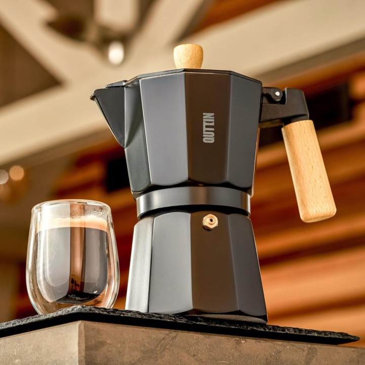 Cafetière Italienne Quttin Aluminium 0,3 L (6 Unités)