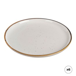 Assiette à dessert Caison akiko Porcelaine Ø 20 cm 6 Unités