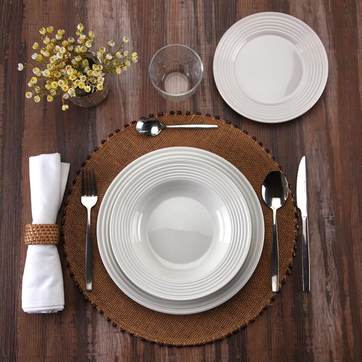 Assiettes Versa Porcelaine 18 Pièces