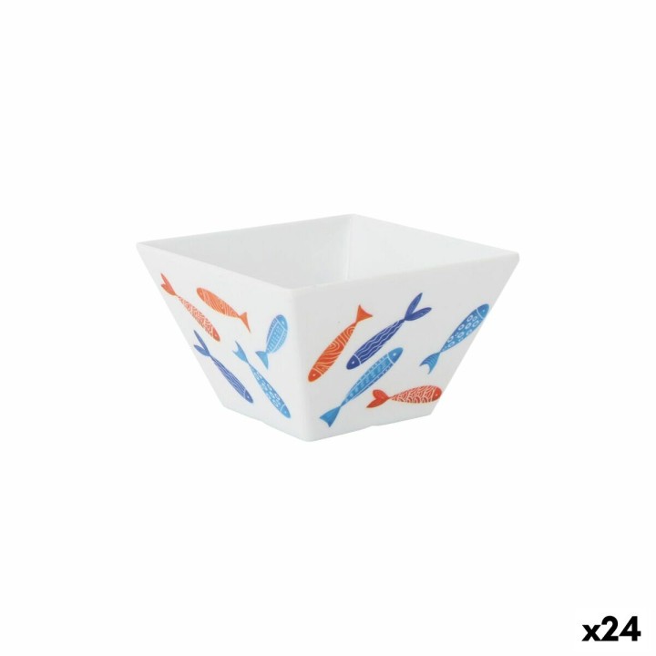 Bol pour Apéritifs La Mediterránea Poissons 10 x 10 x 6 cm (24 Unités)