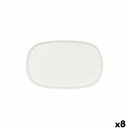 Plateau apéritif Bidasoa Elite Blanc 18,5 x 11,5 cm (8 Unités)