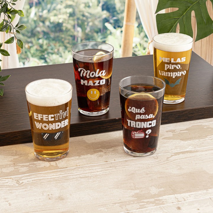 Verre Luminarc Frases 90 Transparent verre 500 ml (24 Unités)