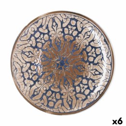 Plat pour pizza Bidasoa Deneb Hydrozero Marron Céramique Ø 30 cm (6 Unités)