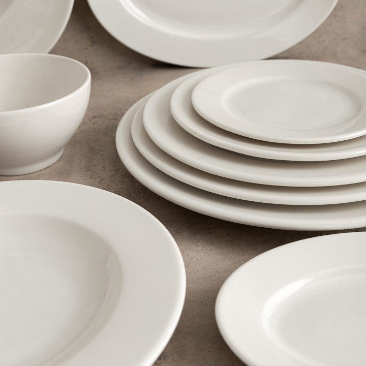 Assiette plate Bidasoa Serenity Hydrozero Blanc Céramique Ø 30 cm (6 Unités)