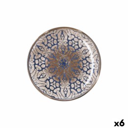 Assiette à dessert Bidasoa Deneb Hydrozero Marron Céramique Ø 21 cm (6 Unités)