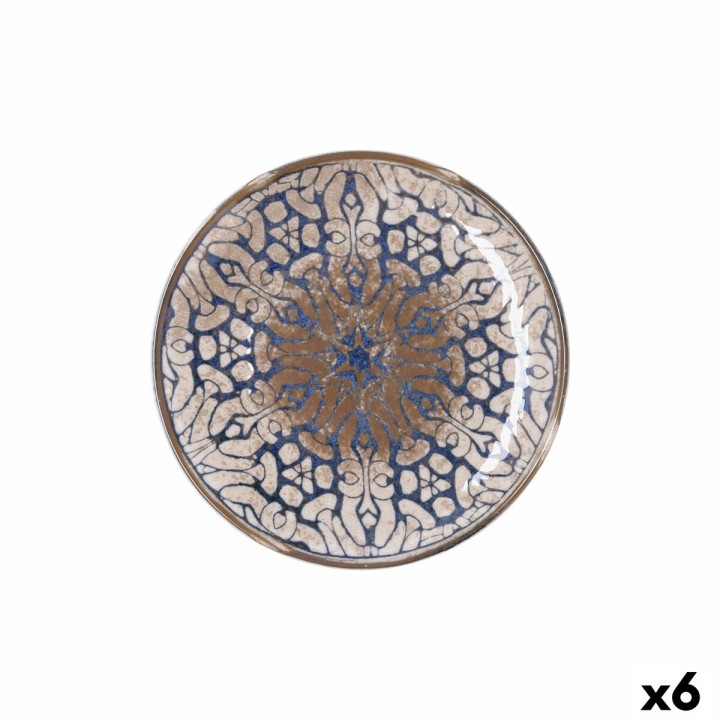 Assiette à dessert Bidasoa Deneb Hydrozero Marron Céramique Ø 21 cm (6 Unités)