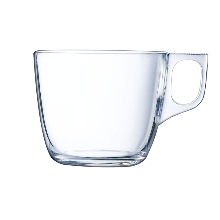 Tasse de café et de thé Luminarc Nuevo Transparent verre 220 ml (6 Unités)