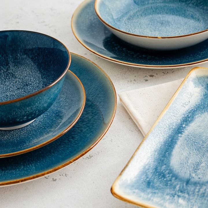 Assiette creuse Bidasoa Aura Blanc Céramique Ø 20 cm (12 Unités)