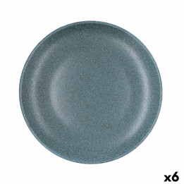 Assiette plate Bidasoa Element Hydrozero Bleu Céramique Ø 27 cm (6 Unités)