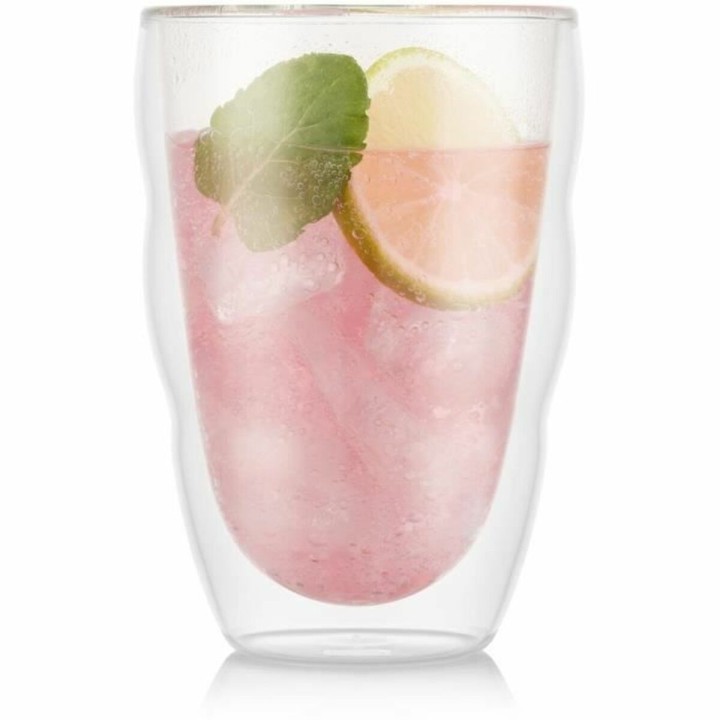 Set de Verres Bodum 350 ml Transparent Verre Borosilicaté Lisse 2 Pièces (2 Unités)