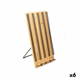 Lot de 6 · Organisateur de capsules de café Quttin Bambou 35 x 18 x 4 cm 40 Capsules de café