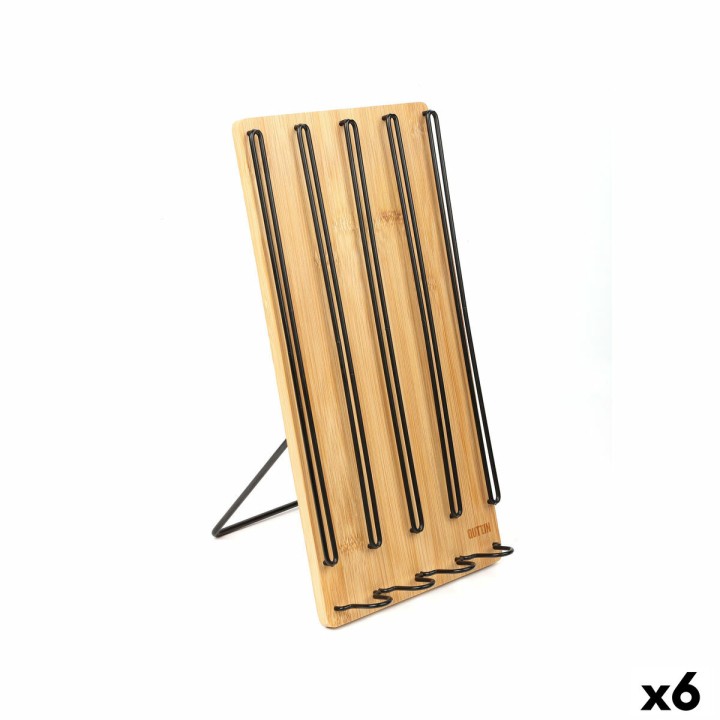 Lot de 6 · Organisateur de capsules de café Quttin Bambou 35 x 18 x 4 cm 40 Capsules de café