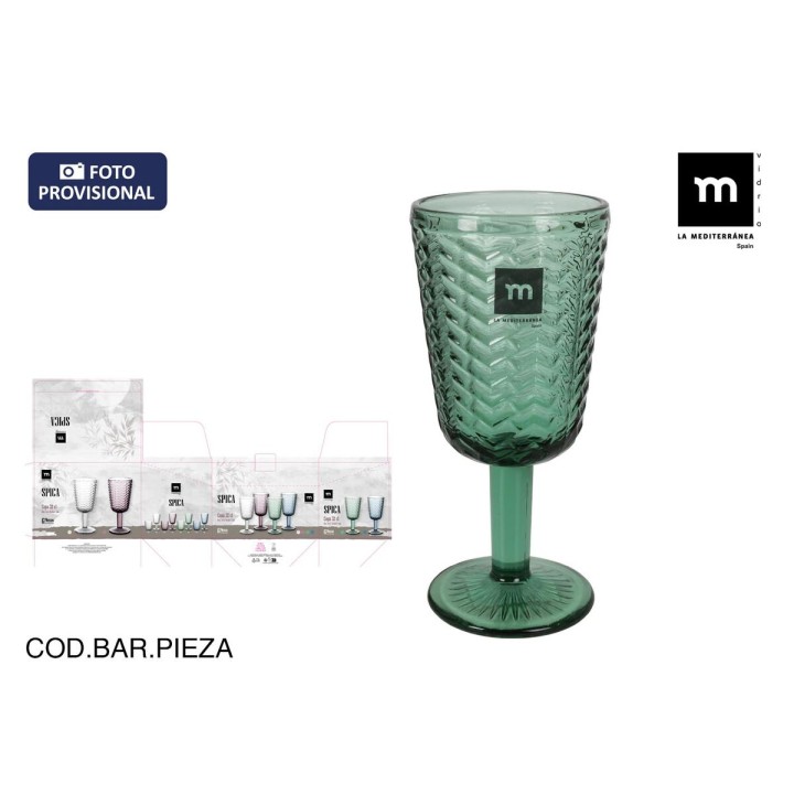 Coupe de champagne La Mediterránea Spica Vert (36 Unités)