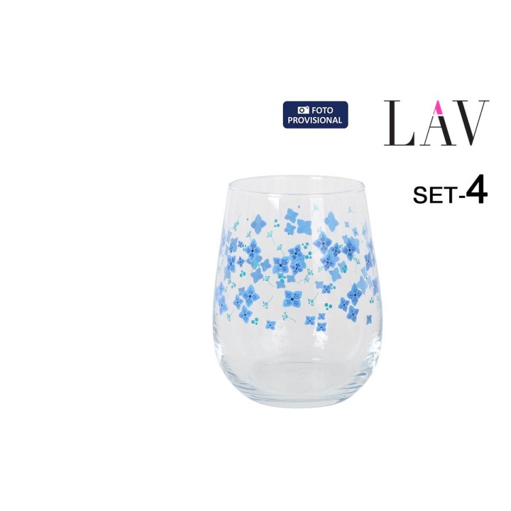 Set de Verres LAV GAIA 4 Pièces (6 Unités)