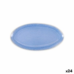 Plat à Gratin La Mediterránea Calobra Bleu 26,5 x 14 cm (24 Unités)