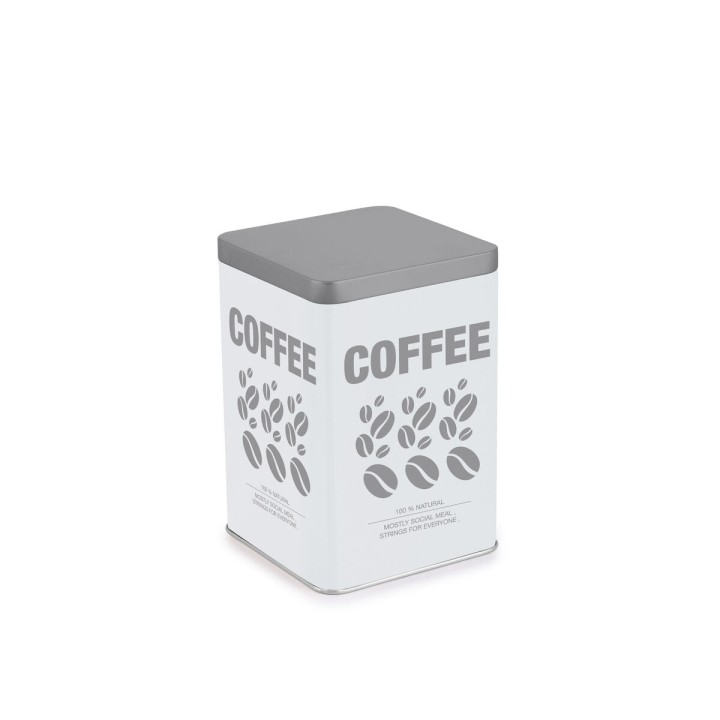 Boîte en métal Quttin COFFEE Métal 10,5 x 10,5 x 15 cm (12 Unités)