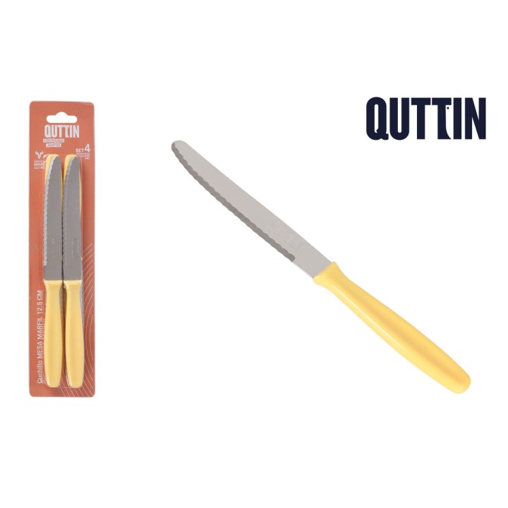 Couteau de table Quttin YVORY 4 Pièces (18 Unités)