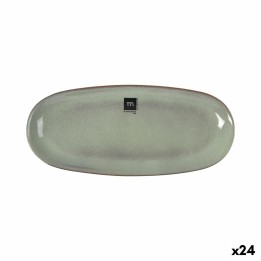 Plat à Gratin La Mediterránea Macarella green Oblongue 29 x 13,5 x 2,4 cm (24 Unités)